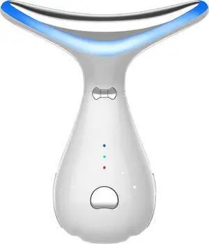 Ecocleanpath White 4-in-1 Red Light Therapy Facial Device | Neck Lifting & Double Chin Reduction