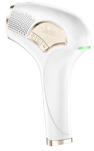 Ecocleanpath White IPL Laser Hair Removal Device: Painless & Long-Lasting for Full Body Use, Men & Women