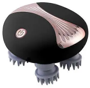 Ecocleanpath Electric Scalp Massager with 8 Claws, Rechargeable & Waterproof, Red Light Therapy for Hair Growth & Relaxation - Black Ecocleanpath Electric Scalp Massager with 8 Claws, Rechargeable & Waterproof, Red Light Therapy for Hair Growth & Relaxation - Black