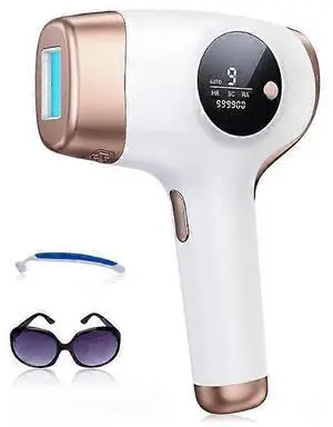 Ecocleanpath IPL Laser Hair Removal Device, Painless Permanent Hair Remover with 999,900+ Flashes, 9 Levels