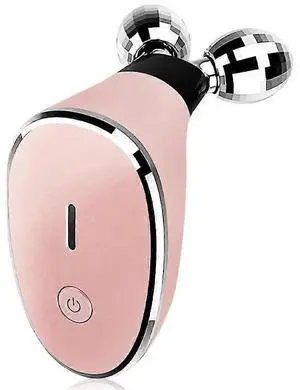 Ecocleanpath Pink Microcurrent Facial Device - 6-in-1 Anti-Aging, Lifts & Firms in 5 Min Daily, 50 Uses Per Charge