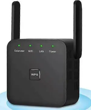 Ecocleanpath Black WiFi Extender Booster, 10000 Sq.ft Coverage, Fast Setup for 60+ Devices Ecocleanpath Black WiFi Extender Booster, 10000 Sq.ft Coverage, Fast Setup for 60+ Devices