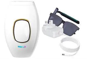 Ecocleanpath IPL Hair Removal Device: Painless Permanent Laser for Body & Face, 5 Gears, Auto/Manual Modes