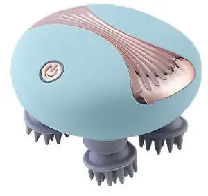 Ecocleanpath Electric Scalp Massager with 8 Claws, Rechargeable & Waterproof, Red Light Therapy for Relaxation & Hair Health (Blue) Ecocleanpath Electric Scalp Massager with 8 Claws, Rechargeable & Waterproof, Red Light Therapy for Relaxation & Hair Health (Blue)