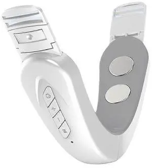 Ecocleanpath Electric Double Chin Reducer & V-Face Lift Massager, 6 Modes 12 Levels, Portable Facial Sculpting Device