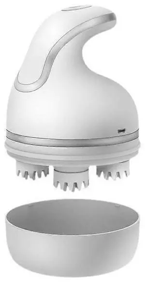 Ecocleanpath Electric Scalp Massager, Waterproof & Portable, USB Rechargeable for Head, Neck, Body & Pets (White) Ecocleanpath Electric Scalp Massager, Waterproof & Portable, USB Rechargeable for Head, Neck, Body & Pets (White)