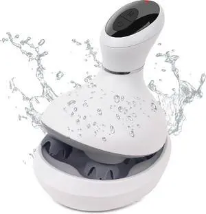 Ecocleanpath Wireless Scalp Massager for Hair Growth & Stress Relief - 4 Modes, Waterproof, White Ecocleanpath Wireless Scalp Massager for Hair Growth & Stress Relief - 4 Modes, Waterproof, White