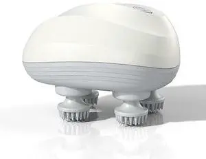 Ecocleanpath Electric Pet Massager with 4 Silicone Heads, 3 Speeds for Dog & Cat Muscle Relaxation, USB Rechargeable, Water Resistant (White) Ecocleanpath Electric Pet Massager with 4 Silicone Heads, 3 Speeds for Dog & Cat Muscle Relaxation, USB Rechargeable, Water Resistant (White)