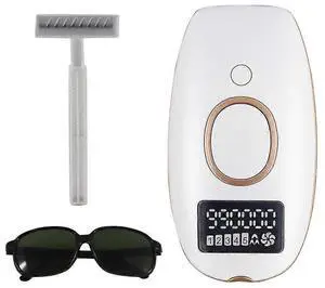 Ecocleanpath IPL Hair Removal Device, Permanent Laser System with 999,999 Flashes, 5 Levels & 2 Modes
