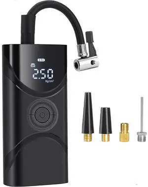 Ecocleanpath Cordless Portable Tire Inflator with Digital Gauge, 150PSI Fast Air Pump for Car, Bike, Motorcycle Tires