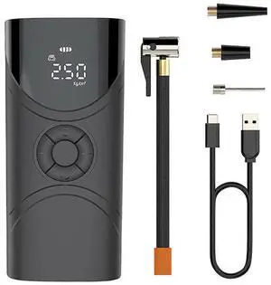 Ecocleanpath Portable Air Compressor with LED Digital Display, 150PSI Tire Inflator for Cars, Bikes, Motorcycles