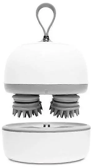 Ecocleanpath Electric Scalp Massager with 4 Modes, IPX7 Waterproof, Rechargeable for Head Relaxation & Hair Growth (White) Ecocleanpath Electric Scalp Massager with 4 Modes, IPX7 Waterproof, Rechargeable for Head Relaxation & Hair Growth (White)