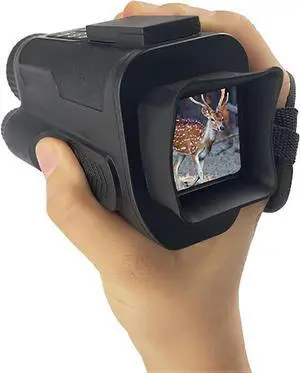 Ecocleanpath 4K Night Vision Monocular with 8X Zoom & IR - 600m Range, 32GB Card, Rechargeable (Black) Ecocleanpath 4K Night Vision Monocular with 8X Zoom & IR - 600m Range, 32GB Card, Rechargeable (Black)