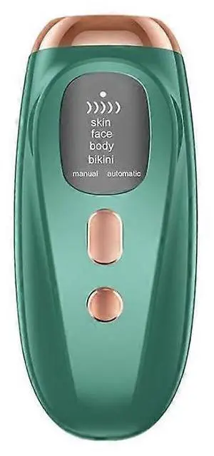 Ecocleanpath Green IPL Laser Hair Removal Device for Women & Men, Permanent Full Body Use with 2 Modes & 9 Levels