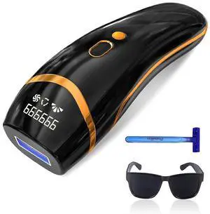 Ecocleanpath IPL Laser Hair Removal Device for Women & Men, 999,999 Flashes Painless At-Home Treatment for Face Legs Arms Body