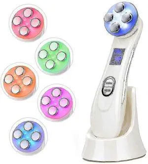 Ecocleanpath Beauty1029H23 Ultrasonic Facial Massager with LED Light - Detox, Slimming & Anti-Aging