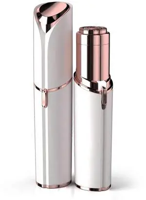 Ecocleanpath Painless Facial Hair Remover for Women - Electric Shaver with LED Light for Peach Fuzz & Lips (White) Ecocleanpath Painless Facial Hair Remover for Women - Electric Shaver with LED Light for Peach Fuzz & Lips (White)