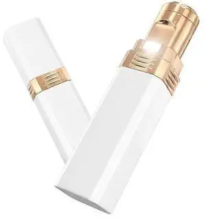 Ecocleanpath Rechargeable Facial Hair Remover for Women - Painless & Portable Peach Fuzz Device