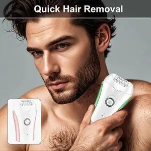 Ecocleanpath USB Rechargeable Electric Shaver for Women & Men, Green ABS Body Hair Remover, Portable & Painless Ecocleanpath USB Rechargeable Electric Shaver for Women & Men, Green ABS Body Hair Remover, Portable & Painless
