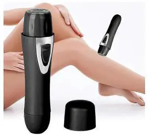 Ecocleanpath Mini Electric Epilator for Face & Body - Painless Hair Removal, Waterproof, Black/Color Options