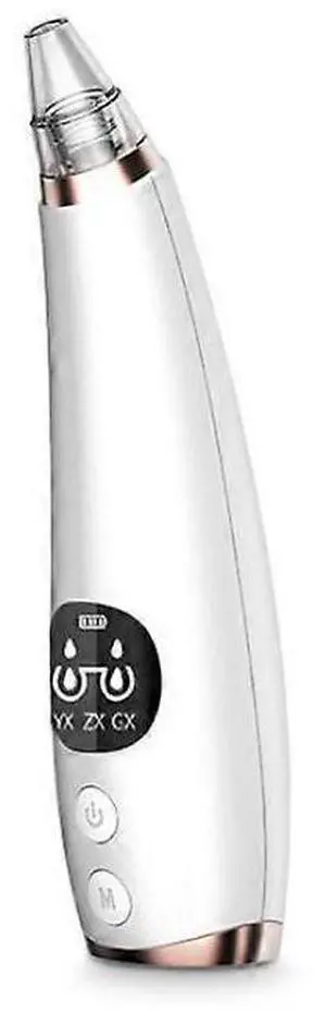 Ecocleanpath Upgraded Pore Vacuum Cleaner: Strong Suction Blackhead Remover, 6 Tips, USB Rechargeable, White Ecocleanpath Upgraded Pore Vacuum Cleaner: Strong Suction Blackhead Remover, 6 Tips, USB Rechargeable, White