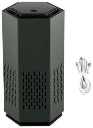 Ecocleanpath Pet Odor Eliminator Air Purifier with 7-Color LED Lights for Home, Car, Travel & Bedroom