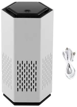 Ecocleanpath Pet Odor Eliminator Air Purifier with 7-Color LED Lights for Home, Car, Travel & Bedroom