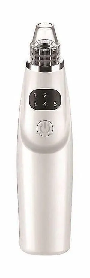 Ecocleanpath Wireless Blackhead Remover Vacuum with LED Display, 5 Suction Levels, USB Charging (White) Ecocleanpath Wireless Blackhead Remover Vacuum with LED Display, 5 Suction Levels, USB Charging (White)