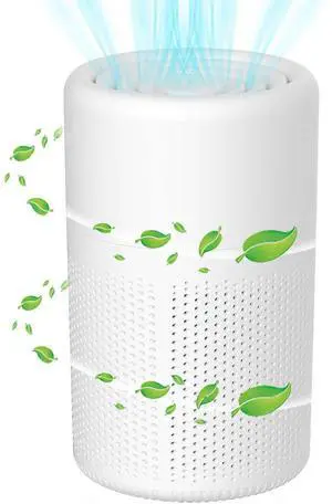 Ecocleanpath USB Portable Desktop Air Purifier with HEPA Filter, 3-in-1 Purification for Office & Bedroom
