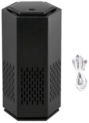 Ecocleanpath Pet Odor Eliminator Air Purifier with 7-Color LED Lights for Home, Car, Travel & Bedroom