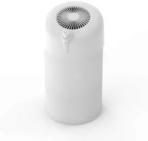 Ecocleanpath White Air Purifier for Living Room - 99.75% PM2.5 Removal, 4-Stage Filtration, Silent Operation
