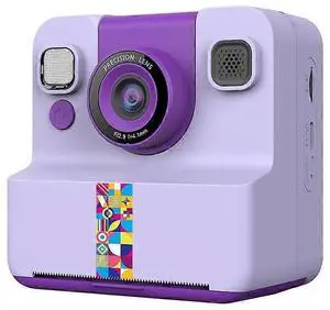 Ecocleanpath A30 Kids Instant Print Camera 2400W Pixel, 2.4" IPS Screen, 1080P Video, 32GB TF Card (Purple) Ecocleanpath A30 Kids Instant Print Camera 2400W Pixel, 2.4" IPS Screen, 1080P Video, 32GB TF Card (Purple)