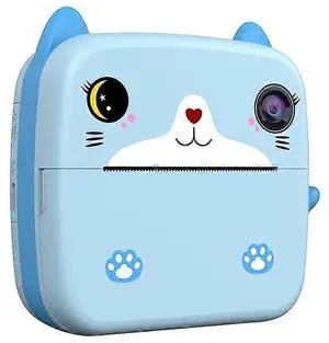 Ecocleanpath A21 Kids Instant Print Camera with Dual Lens, 2400W Pixels, 1080P HD Video, 2.4" IPS Screen, Stickers & 32GB TF Card (Blue) Ecocleanpath A21 Kids Instant Print Camera with Dual Lens, 2400W Pixels, 1080P HD Video, 2.4" IPS Screen, Stickers & 32GB TF Card (Blue)