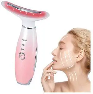 Ecocleanpath Red Light Therapy Face Massager Wand - 3 Modes Microcurrent Lift, Anti-Aging & Skin Tightening Device