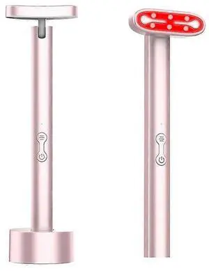 Ecocleanpath Peloopoty Red Light Therapy Wand, 7-Color LED Facial & Neck Beauty Tool for Home Use (Pink) Ecocleanpath Peloopoty Red Light Therapy Wand, 7-Color LED Facial & Neck Beauty Tool for Home Use (Pink)