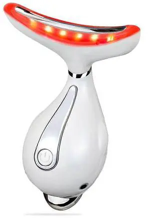 Ecocleanpath White LED Light Therapy Face Massager, 7-Mode Neck & Eye Lift with Red Light for Skin Firming Ecocleanpath White LED Light Therapy Face Massager, 7-Mode Neck & Eye Lift with Red Light for Skin Firming