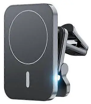 Ecocleanpath Car Wireless Charger & Phone Holder, 360° Rotatable Fast Charging Mount for iPhone 12-16 Series (Black)