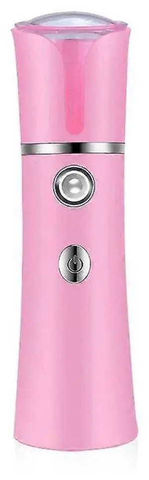 Ecocleanpath Portable Nano Facial Steamer & Humidifier | 0.3m Ultrafine Spray for Hydrated Skin, White