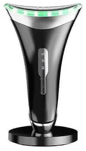 Ecocleanpath EMS Anti-Wrinkle Face Massager with 45°C Heating & 3 LED Light Modes - Skin Lifting & Firming Device