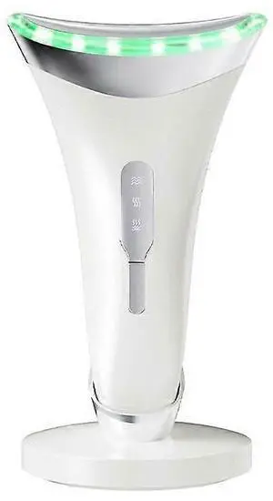 Ecocleanpath Rechargeable EMS Face Massager with 3 Light Modes & Heating for Anti-Wrinkle Lifting