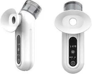 Ecocleanpath White Hot/Cool Steam Eye & Face Hydrator - 3 Temp Levels 38-42°C, Dual Compress for Makeup-Friendly Hydration