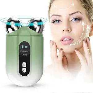 Ecocleanpath Green Microcurrent Facial Device: 2 Modes & 3 Gears for Skin Tightening & V-Shape Lift | USB Massager Ecocleanpath Green Microcurrent Facial Device: 2 Modes & 3 Gears for Skin Tightening & V-Shape Lift | USB Massager