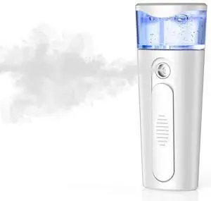 Ecocleanpath Portable Nano Face Mister & Steamer, USB Rechargeable, 40ml Visual Tank, for Eyelash Extensions & Skincare