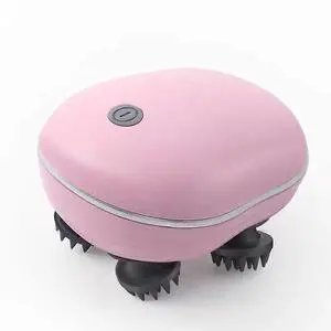 Ecocleanpath Electric Pet Massager for Cats & Dogs, 3 Modes, IPX7 Waterproof, USB Rechargeable - Pink