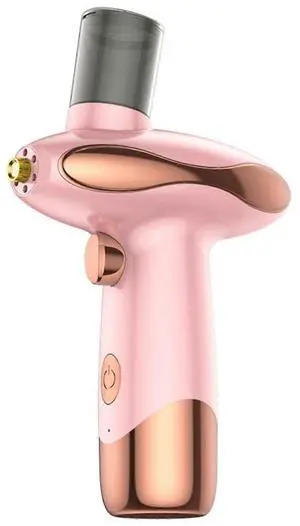 Ecocleanpath Pink Nano Face Spray & Steamer, USB Rechargeable Handheld Mister for Hydration & Skin Tightening