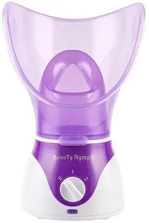 Ecocleanpath Purple Sauna Face Steamer & Pore Cleanser - Blackhead Remover for Rejuvenated Skin