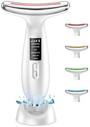 Ecocleanpath 6-in-1 Face Lifting Device with Hot/Cold Therapy, EMS Microcurrent & LED Light - White Ecocleanpath 6-in-1 Face Lifting Device with Hot/Cold Therapy, EMS Microcurrent & LED Light - White