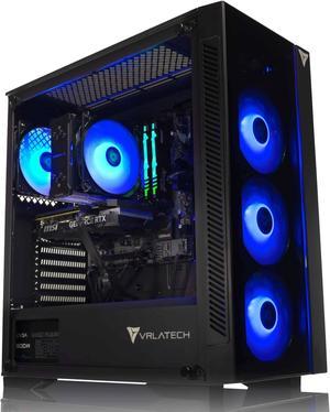 VRLA Tech Gaming PC Desktop GeForce RTX 4070 Ti SUPER AMD Ryzen 5 7600 16GB 5200 DDR5 1TB NVMe 850W PSU Windows Black