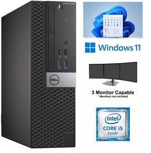 Dell OptiPlex 5040 SFF Core i5 Desktop Computer 16GB RAM 240 SSD Wi-Fi Windows 11 Computer