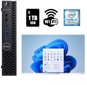 Dell OptiPlex 3070 Micro Intel Core i5-8500T 8th Genenration Desktop Computer 16GB RAM 1TB SSD Windows 11 Pro